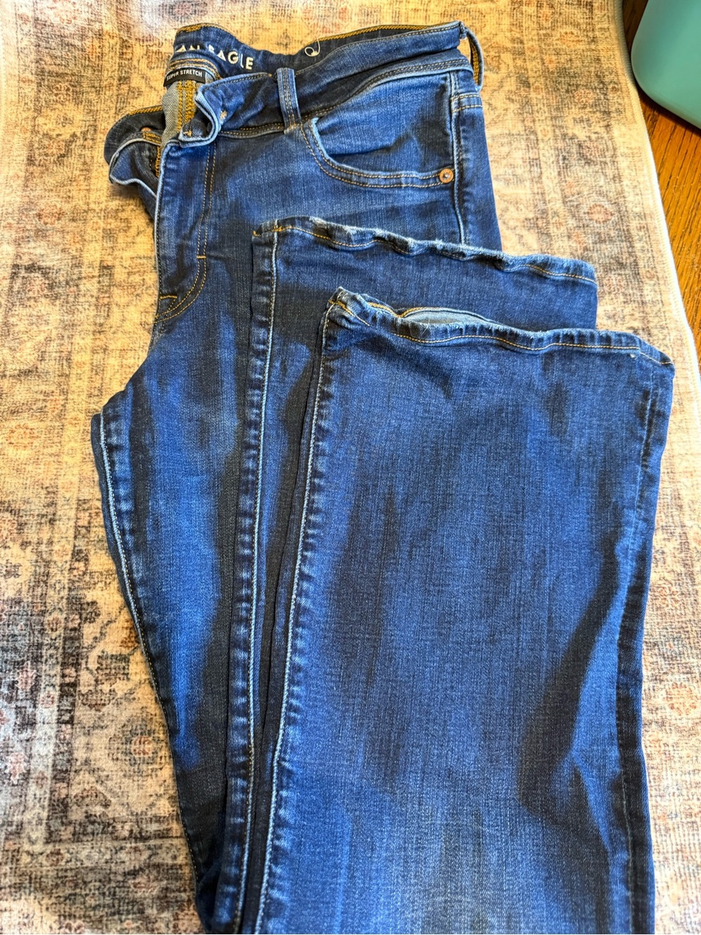 American Eagle Outfitters Dark Blue Flare Jeans